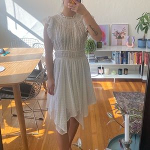 ulla johnson jules swiss dot dress